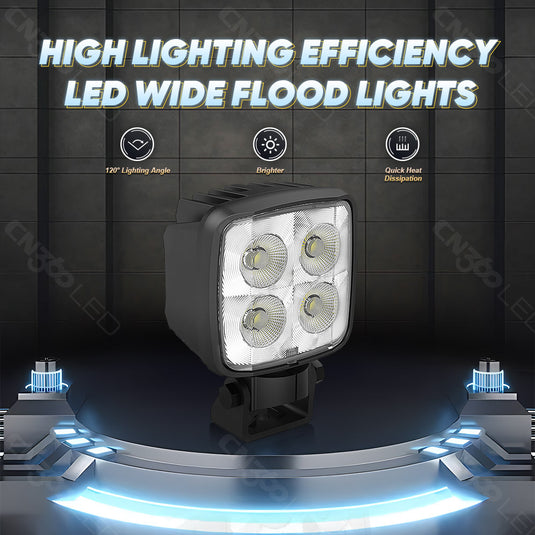 20 Series Round Flood Lights with Adjustable Mount