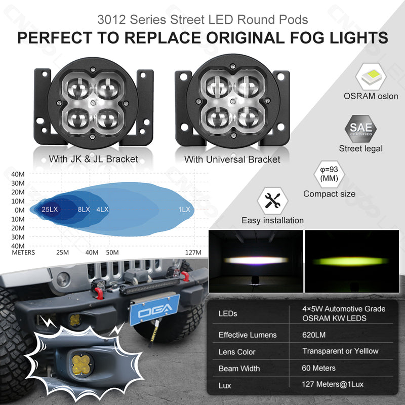 Загрузить изображение в просмотрщик галереи, Whoelsale 3012 Series RGB Backlit LED Spot Work Light
