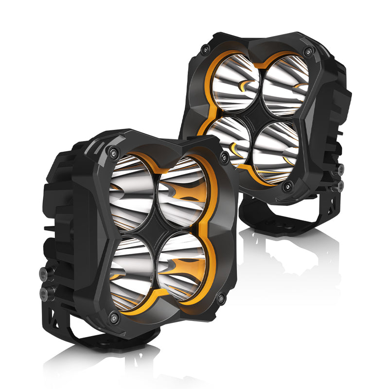 Load image into Gallery viewer, 5 Inch TR1 LED Work Lights 48W Spot Beam Iron Bracket
