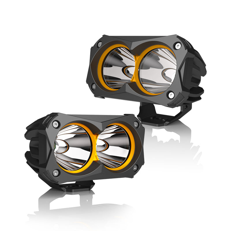 Load image into Gallery viewer, 2 Inch TR2 Pod Lights 30W Hyper Spot Osram LED with Covers

