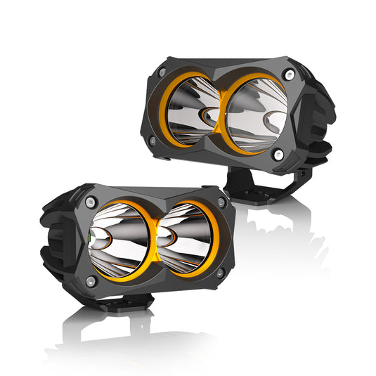 2 Inch TR2 Pod Lights 30W Hyper Spot Osram LED with Covers
