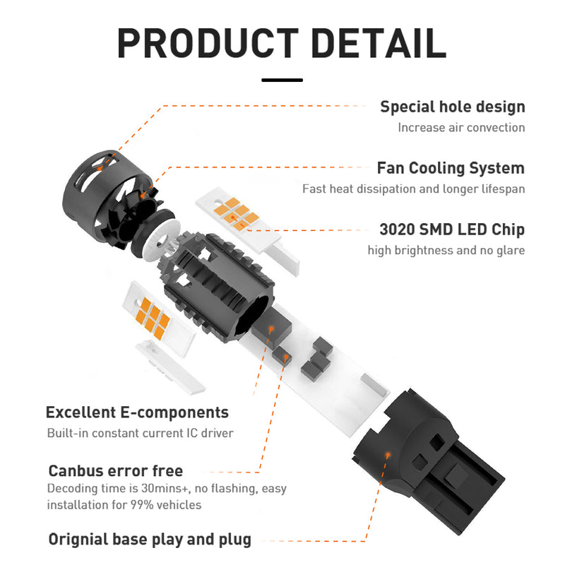 Cargue la imagen en el visor de la galería, A16 Series 1157 High Performance Canbus LED Bulbs Wholesale
