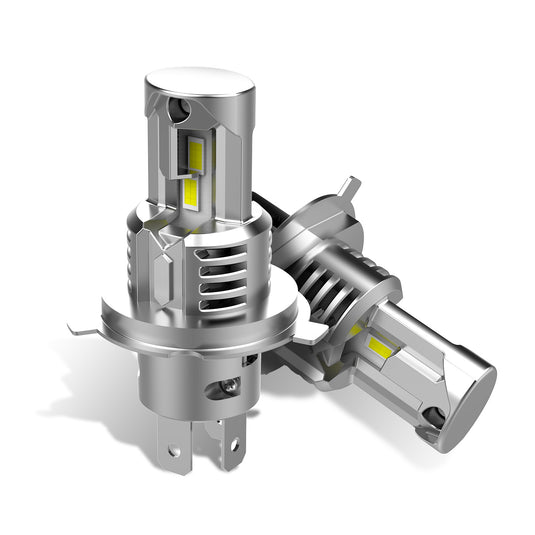 E6 Series H4/H19 Compact LED Headlight Bulbs