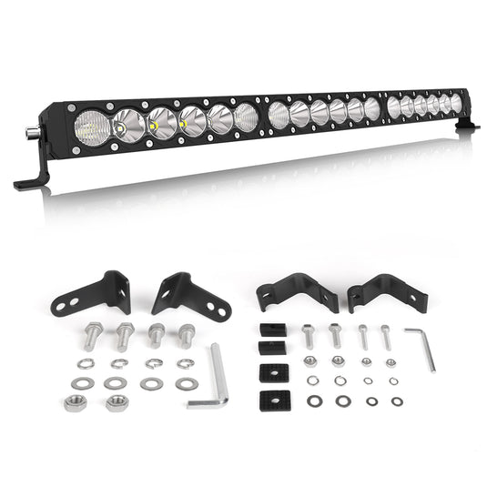 63 Series 31 Inch Amber Backlit Combo LED Light Bar
