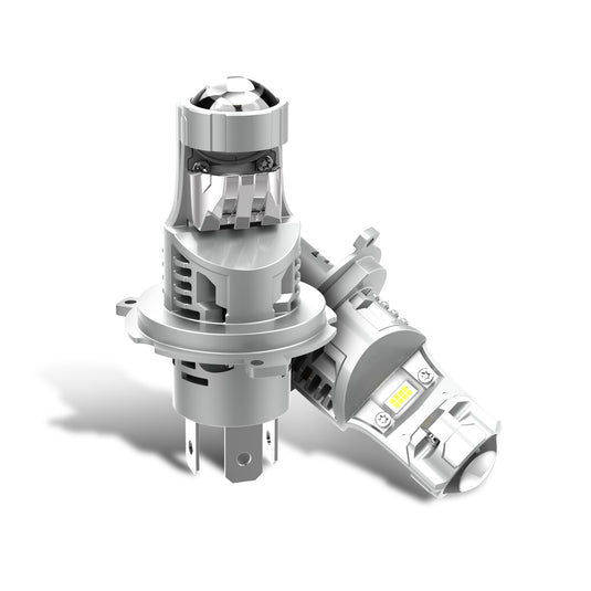 T08 Series H4 LED Headlight Bulb with Optical Lens