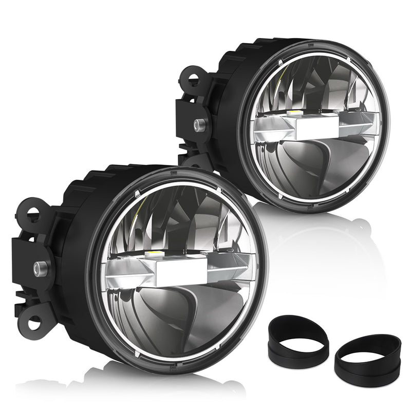 Загрузить изображение в просмотрщик галереи, Universal OEM White and Yellow LED Fog Light Assembly Kit
