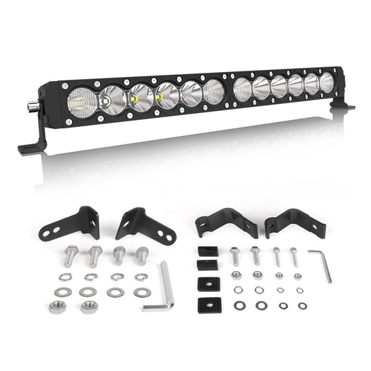 63 Series 21 Inch Amber Backlit Combo LED Light Bar