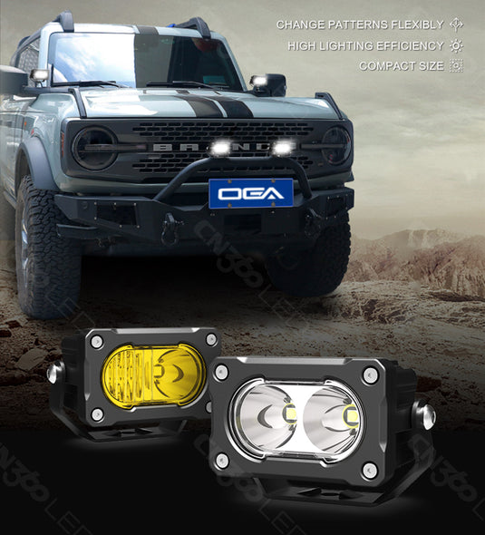 3045 Series 20W  3.3-inch Spot Beam LED Pod Light