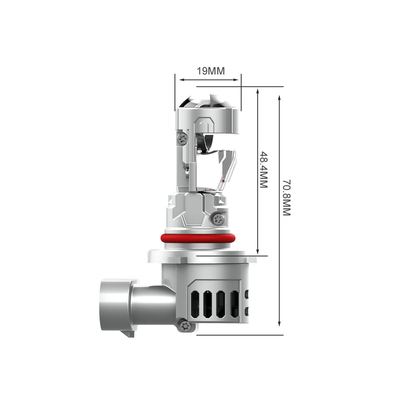 Load image into Gallery viewer, T08 Series 9006 LED Headlight Bulb with Optical Lens
