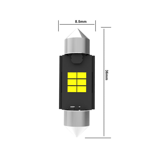 K6 Series 36mm CANbus LED Festoon Bulb