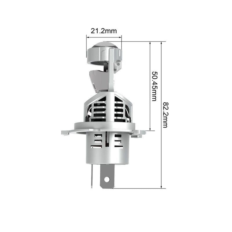 Load image into Gallery viewer, T08 Series H4 LED Headlight Bulb with Optical Lens
