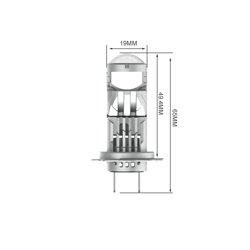 Загрузить изображение в просмотрщик галереи, T08 Series H7 LED Headlight Bulb with Optical Lens
