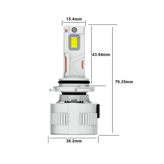 K3C Series 9006 High Power LED Headlight Bulbs