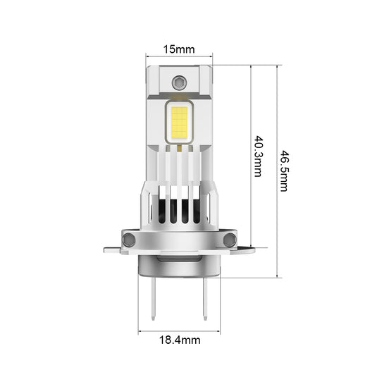 M5 Series H7 Compact LED Headlight Bulbs