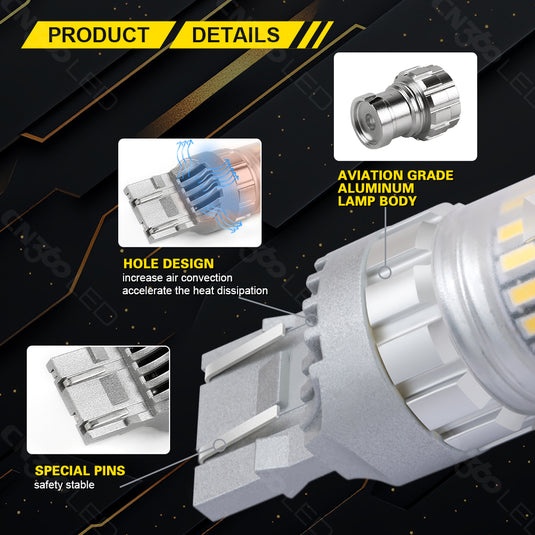 2FT Series 1156 LED Signal Bulbs with 150° or 180° Pins