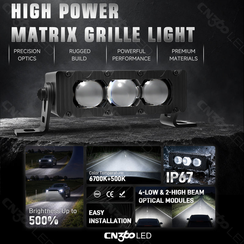 Cargue la imagen en el visor de la galería, 4005 Series High Power Matrix Grille Light

