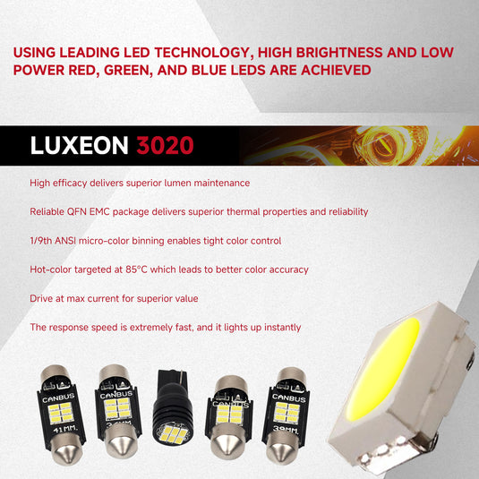 K6 Series T10 Canbus LED Bulb for Interior and License Plate Lights