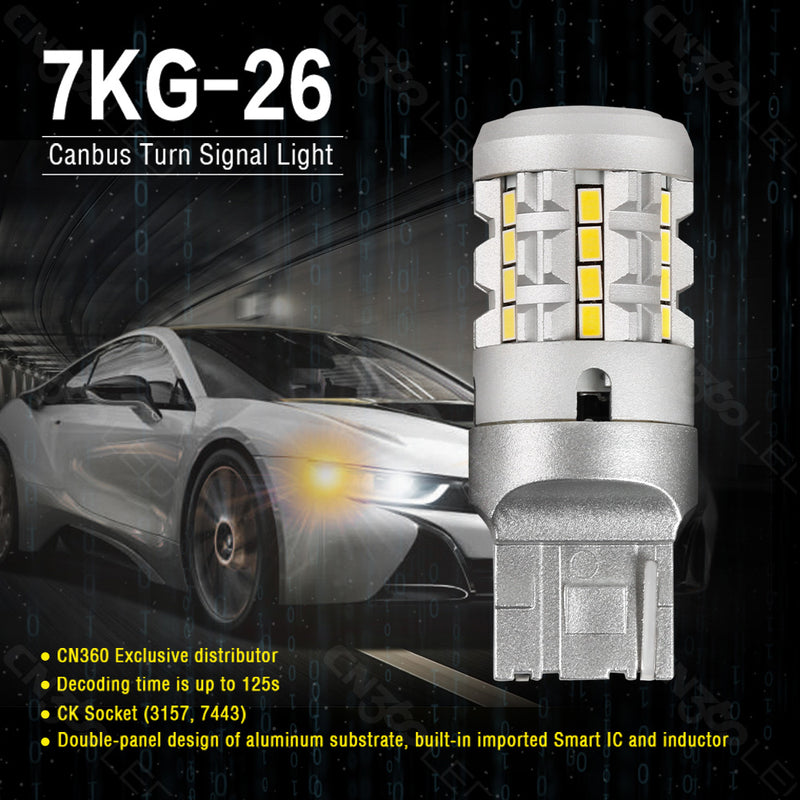 Load image into Gallery viewer, 7KG26 Series 3157 26W 3020 SMD Canbus LED Bulb
