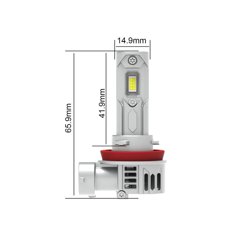 Cargue la imagen en el visor de la galería, E6 Series H11 Compact LED Headlight Bulbs
