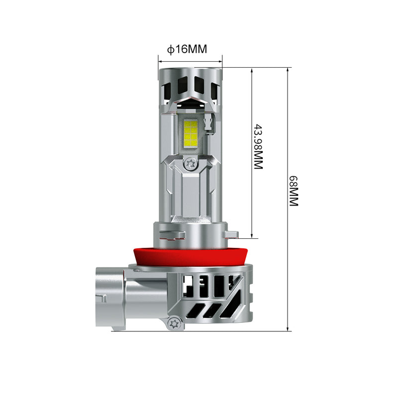 Cargue la imagen en el visor de la galería, M8S H11 LED Headlight 50W 5383LM High Brightness
