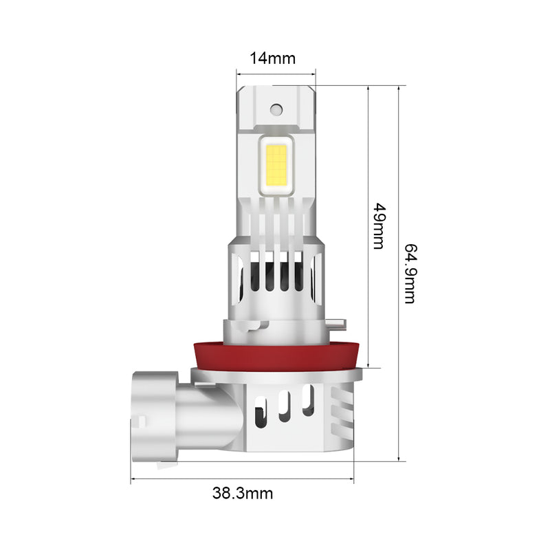 Load image into Gallery viewer, M5 Series H11 Compact LED Headlight Bulbs
