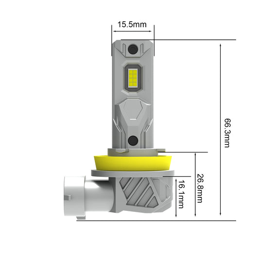 E20 Series H11 1500LM LED Headlight Bulb