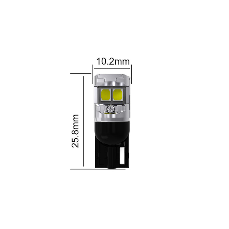 Cargue la imagen en el visor de la galería, S09 Series T10 LED Interior Bulbs with 6 SMD LEDs
