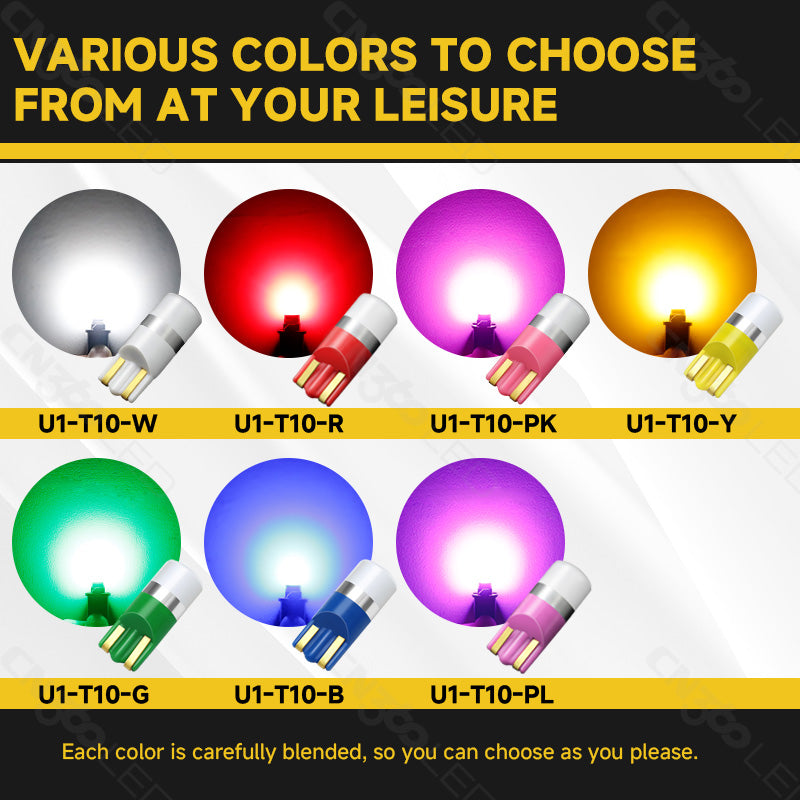 Load image into Gallery viewer, U1 Series T10 Multi-Color LED Side Markers
