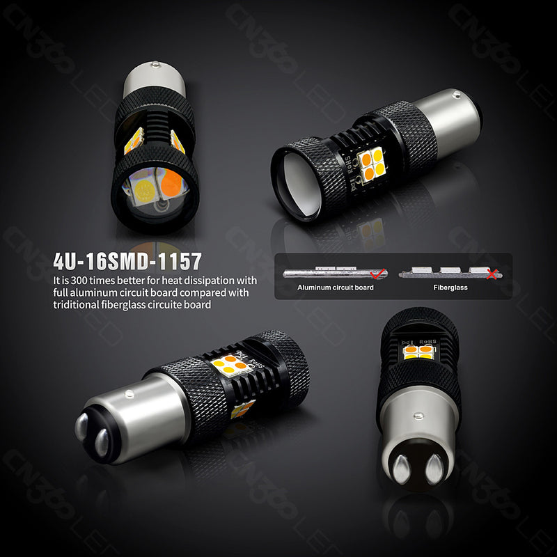 Load image into Gallery viewer, 4U16 Series SMD Dual Color Switchback LED Bulbs
