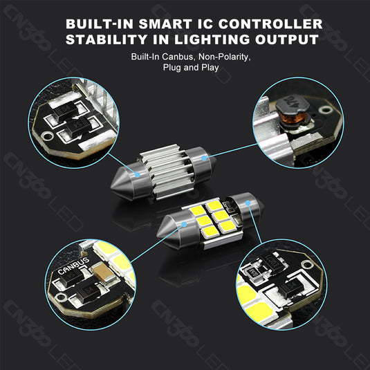 G6 Series Canbus 28MM Festoon LED Bulbs