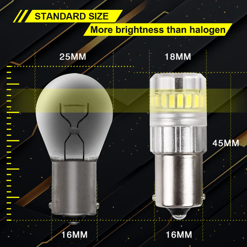 Load image into Gallery viewer, 7443 LED Bulb White 2FT Series 23SMD High Brightness DRL Brake Light
