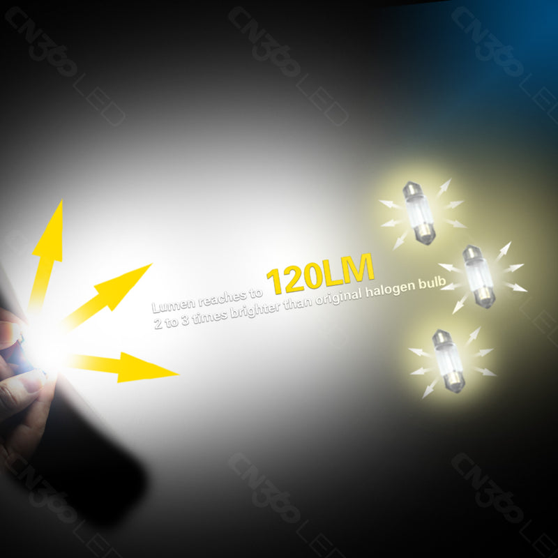 Cargue la imagen en el visor de la galería, U2 Series 28MM Festoon LED Dome Light Bulbs
