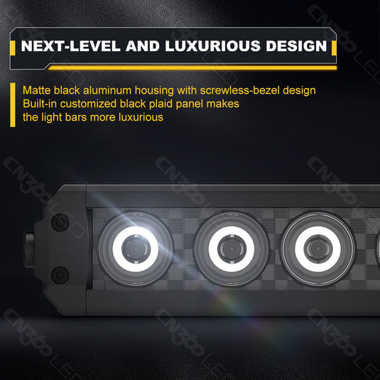 56 Series 41 Inch Combo Beam Projector Light Bar with Backlit