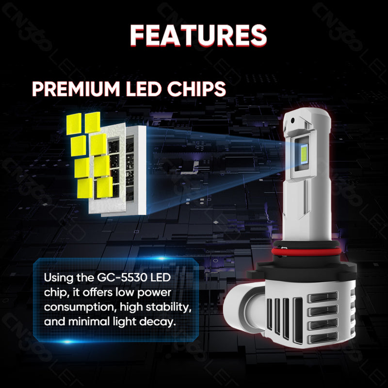 Load image into Gallery viewer, M6X Series H11 All-Around Illumination LED Headlight Bulb
