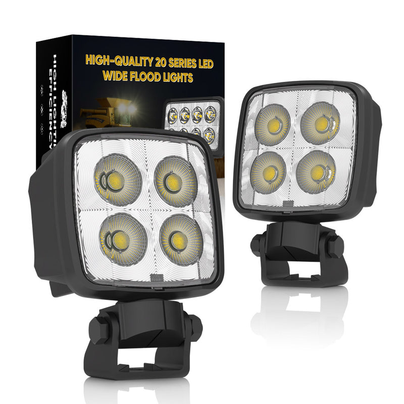 Load image into Gallery viewer, 20 Series Square Flood Lights with Adjustable Mount
