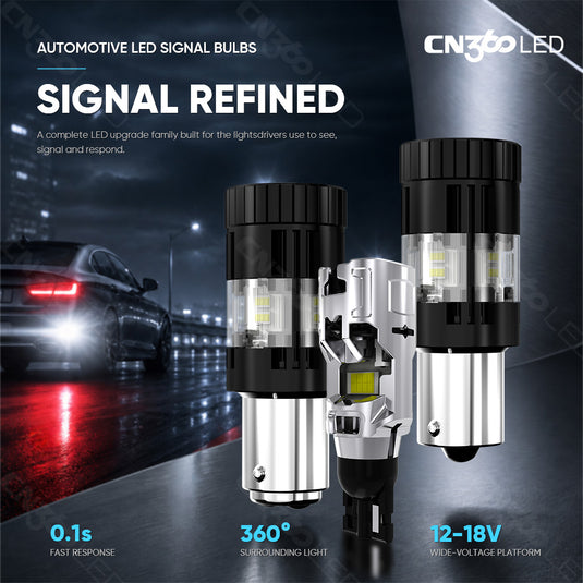 S09 Series T10 LED Interior Bulbs with 6 SMD LEDs