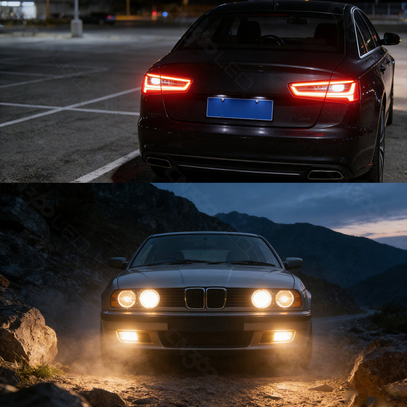 Cargue la imagen en el visor de la galería, 4G28 Series Dual Color LED Bulbs for Turn Signal &amp; DRL
