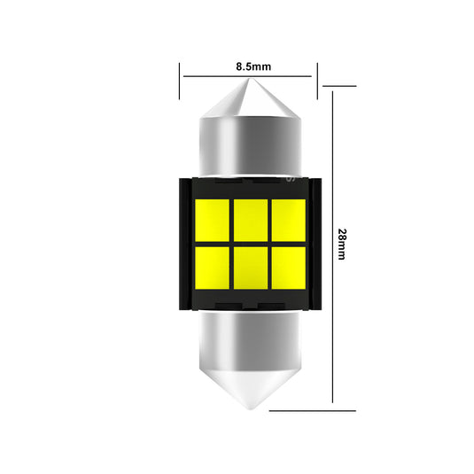 K6 Series Festoon-28MM Canbus LED Bulb for License Plate Lights