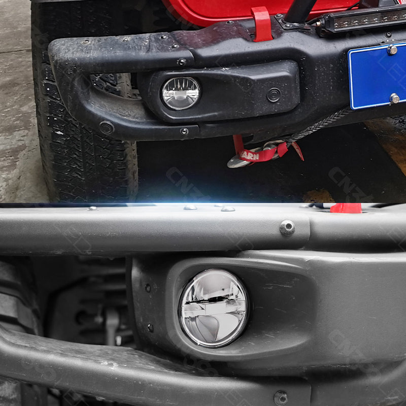 Загрузить изображение в просмотрщик галереи, Universal OEM White and Yellow LED Fog Light Assembly Kit
