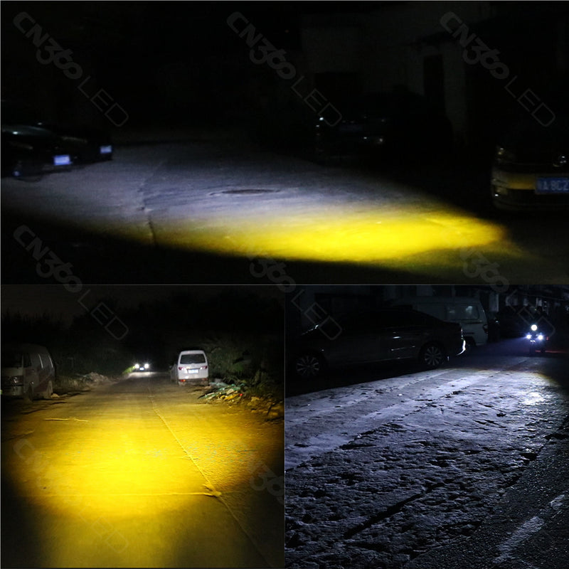 Load image into Gallery viewer, Dual Color 3 Modes Universal Fit Motorcycle LED Pod Lights
