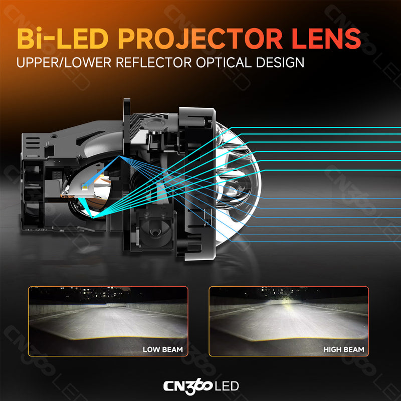 Cargue la imagen en el visor de la galería, AP2 Series LD01185-A Ultra Long Beam Projector Headlight
