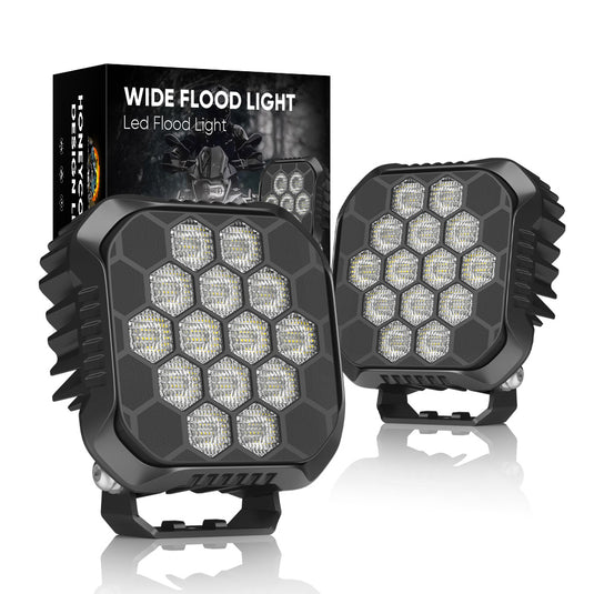 4.4-Inch Honeycomb Design LED Flood Pod Light