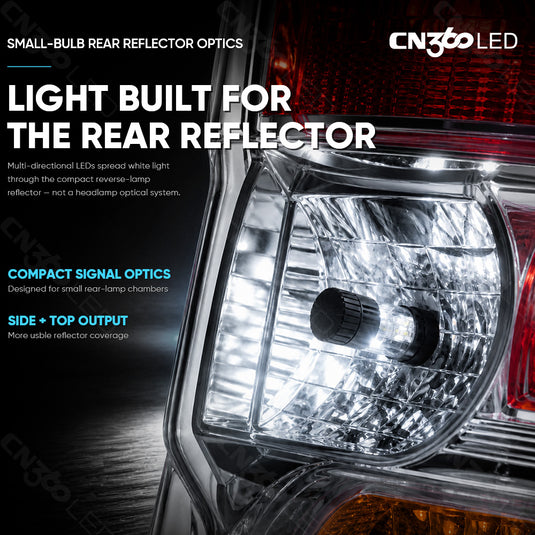S09 Series T10 LED Interior Bulbs with 6 SMD LEDs