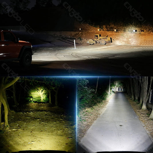 5 Inch TR1 LED Work Lights 48W Spot Beam Iron Bracket
