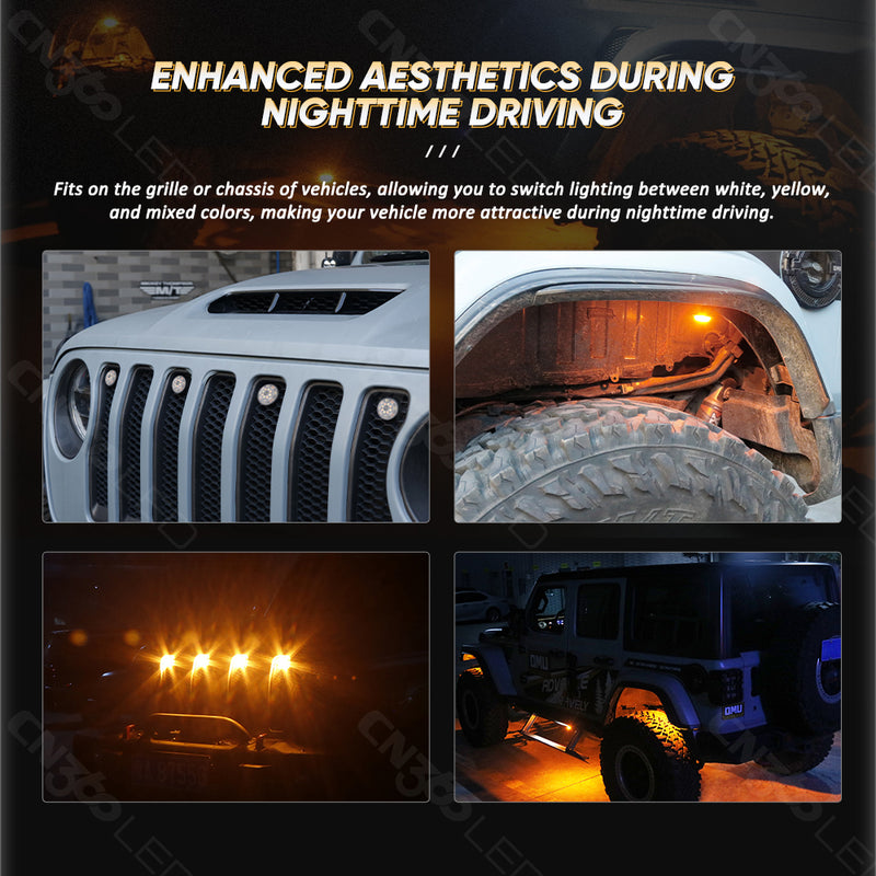 Cargue la imagen en el visor de la galería, EL13 Dual Color LED Rock Light Kit
