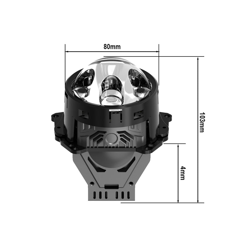 Cargue la imagen en el visor de la galería, AP2 Series LD01185-A Ultra Long Beam Projector Headlight
