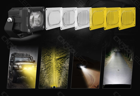 3045 Series 20W  3.3-inch Spot Beam LED Pod Light