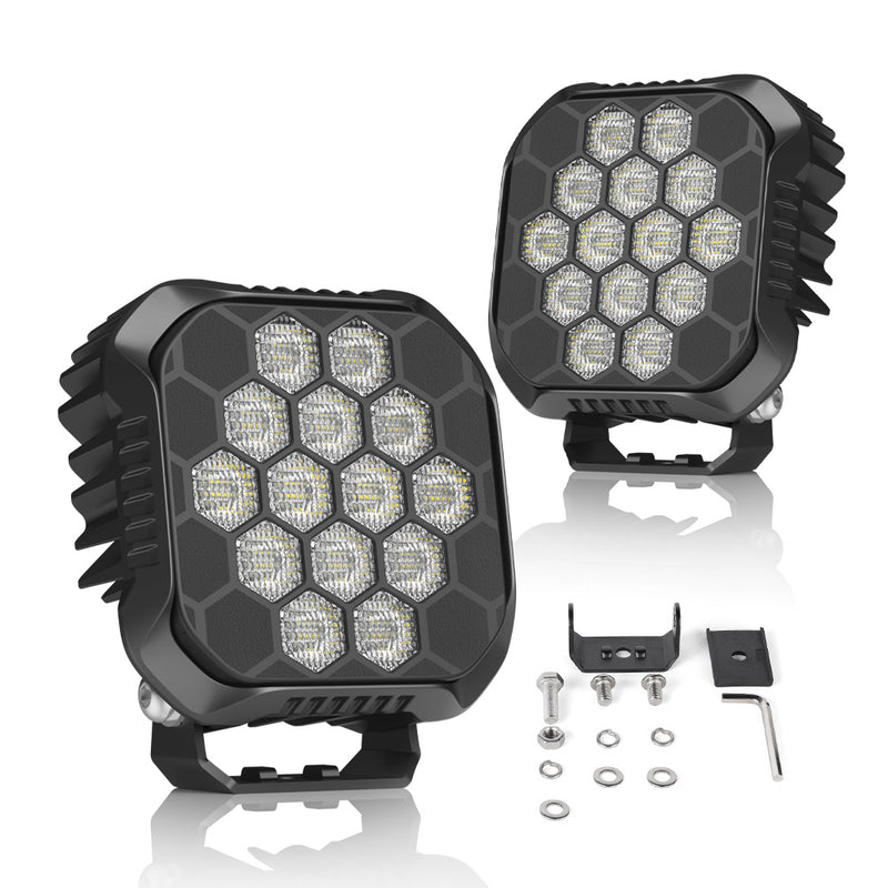 Загрузить изображение в просмотрщик галереи, 4.4-Inch Honeycomb Design LED Flood Pod Light
