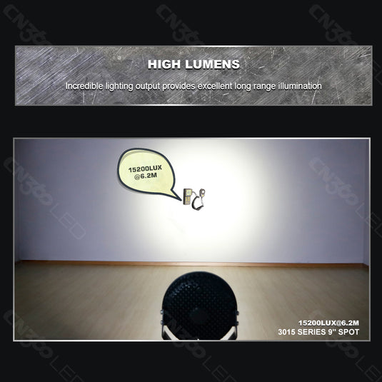 7 Inches Round LED Spot Lights for Construction and Offroading