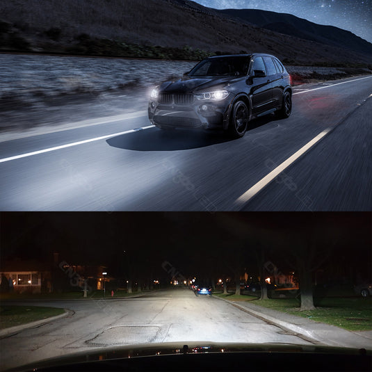 M8S Series H7 6500K White LED Headlight Bulbs